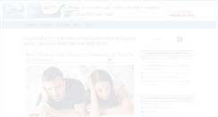 Desktop Screenshot of cryoprobe-us.com